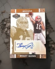 2007 Topps Co-Signers Brady Quinn RC Auto 14/25 Browns Rookie Autograph #RA-BQ