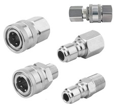 3/8 Quick Connect Fittings,Pressure Washer Quick Connect Kit,Stainless Steel ...