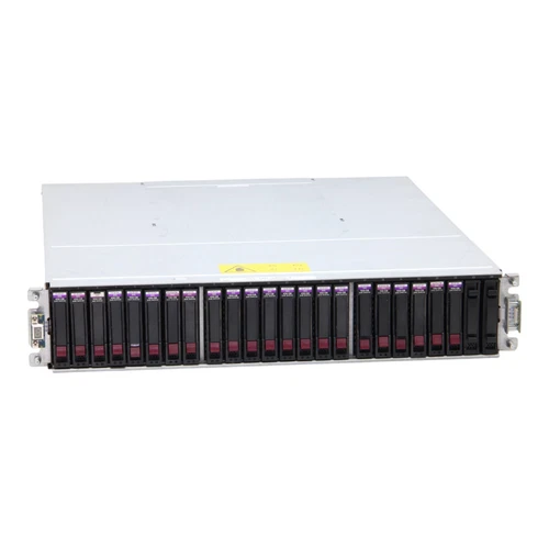 HP StorageWorks P2000 AP836B Fibre Channel Mini-SAS Red. PSU 24x SFF Disk Array
