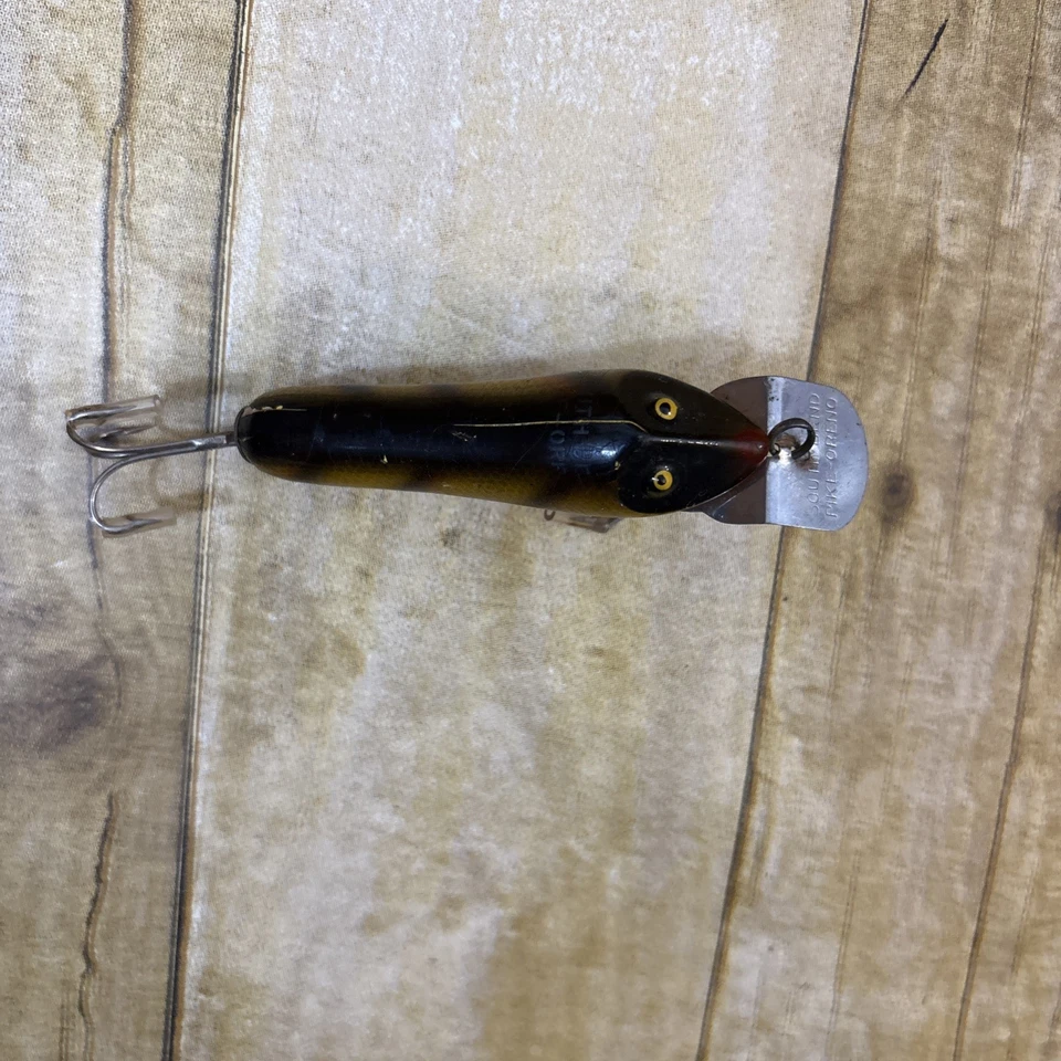 South Bend Lure Vintage Baby Pike Oreno Model No 956 YP - Image 4 of 4