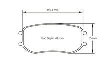 Pagid U-4929 Racing Pads - RST-3 Compound
