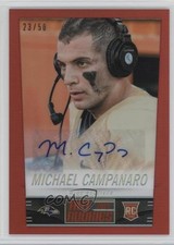2014 Hot Rookies Fat Pack Red Prizm Signatures 23/50 Michael Campanaro Auto 0o9