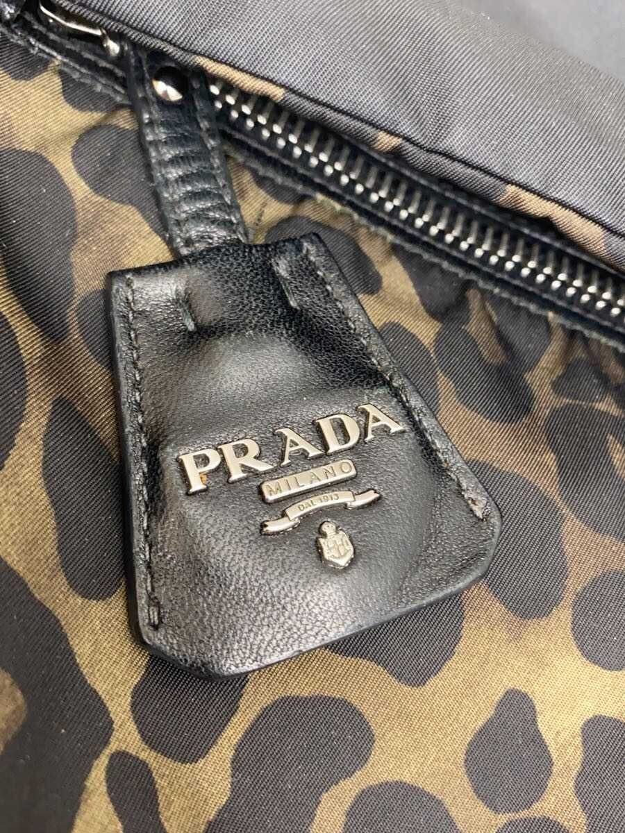 PRADA Tote Bag Nylon Leopard thumbnail 5