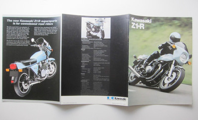 Kawasaki Z1-R Prospekt Brochure Catalog Folder in English 1978