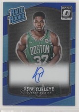 2017 Donruss Optic Rated Rookie Blue Prizm Signatures 9/49 Semi Ojeleye Auto 4l3