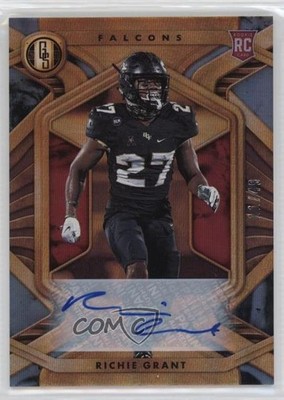 2021 Panini Gold Standard Rookies Platinum 11/49 Richie Grant Rookie Auto RC 0w8