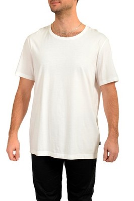 Hugo Boss Men's ''Tiburt 55'' White Short Sleeve Crewneck T-Shirt US 2XL IT 56