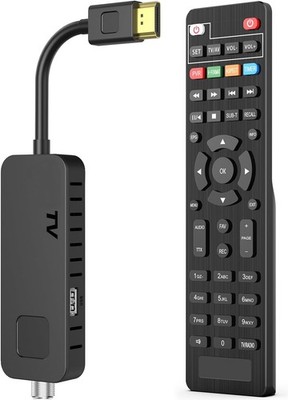 Dcolor DVB-S/S2 Sat Receiver - HDMI Full-HD 1080P Satelliten Receiver TV Stick