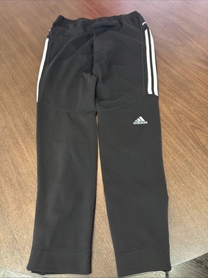 Adidas Climalite Response Track Pants Womens Black with White Stripes Size M