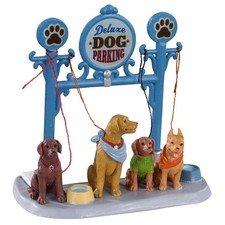 Lemax Dog Parking #13567