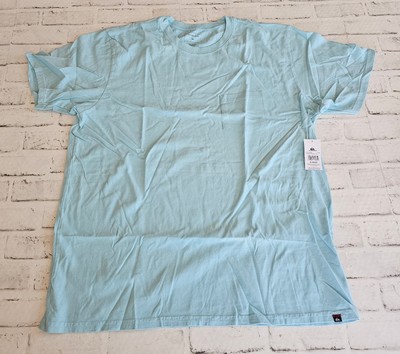 Men's Size XL Quicksilver Everyday Pocket T-shirt In Light Blue-NWT
