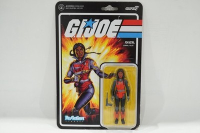 GI Joe Raven Cobra Pilot Figure 3.75'' Super7 ReAction Retro Collection NEW   b14