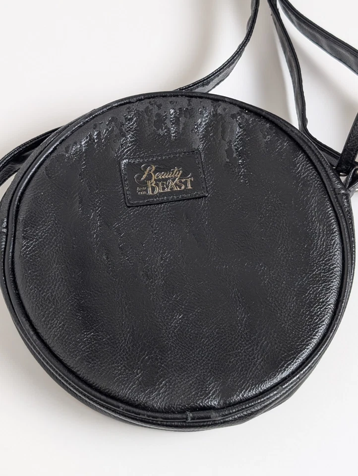 Bolso Bandolera Redondo Disney La Bella y la Bestia - Diseño de Vidrieras Rosa Roja Foto 4 de 4