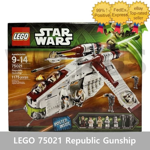 LEGO 75021 Star Wars Republic Gunship 1175pcs/ Brand New Sealed Package