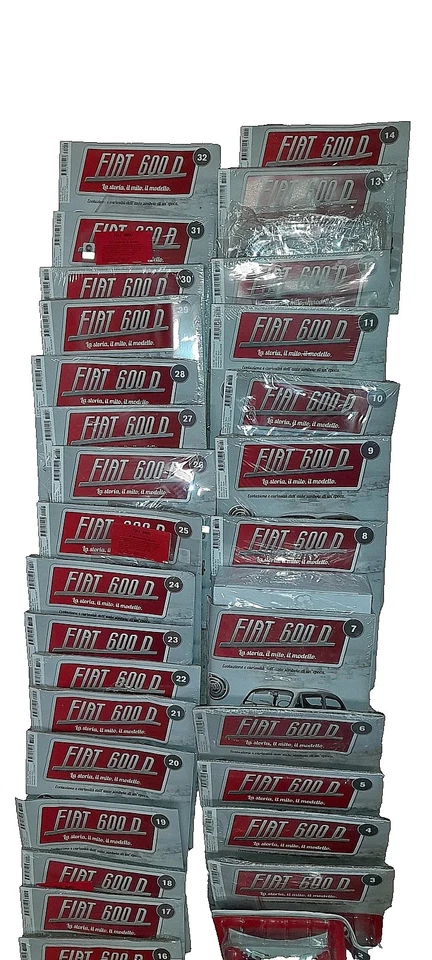 Hachette 1/8 Fiat 600 D Kit completo 125 uscite - Immagine 3 di 4