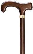 Walnut HERCULES WALKING CANE FOR BIG  EXTRA TALL MEN UP TO 500 LBS. GERMAN WOOD