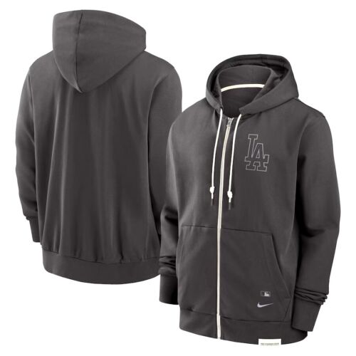 LARGE Los Angeles Dodgers Nike Authentic Collection Travel Player Zip Hoodie LA