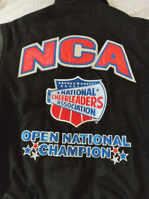 NCA Cheerleaders Association National Champion Wool & Leather 