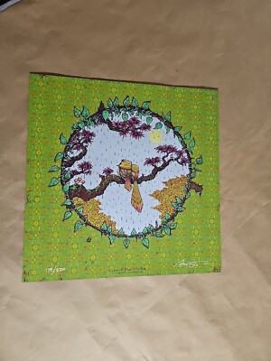 Marq Spusta Full Size COUPLE BIRDS IN THE RAIN 16''x16'' Signed And #/220 Rare
