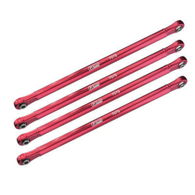 NEW GPM Racing Aluminum 7075-T6 Upper Link Bar Set Red for Losi 1/8 LMT