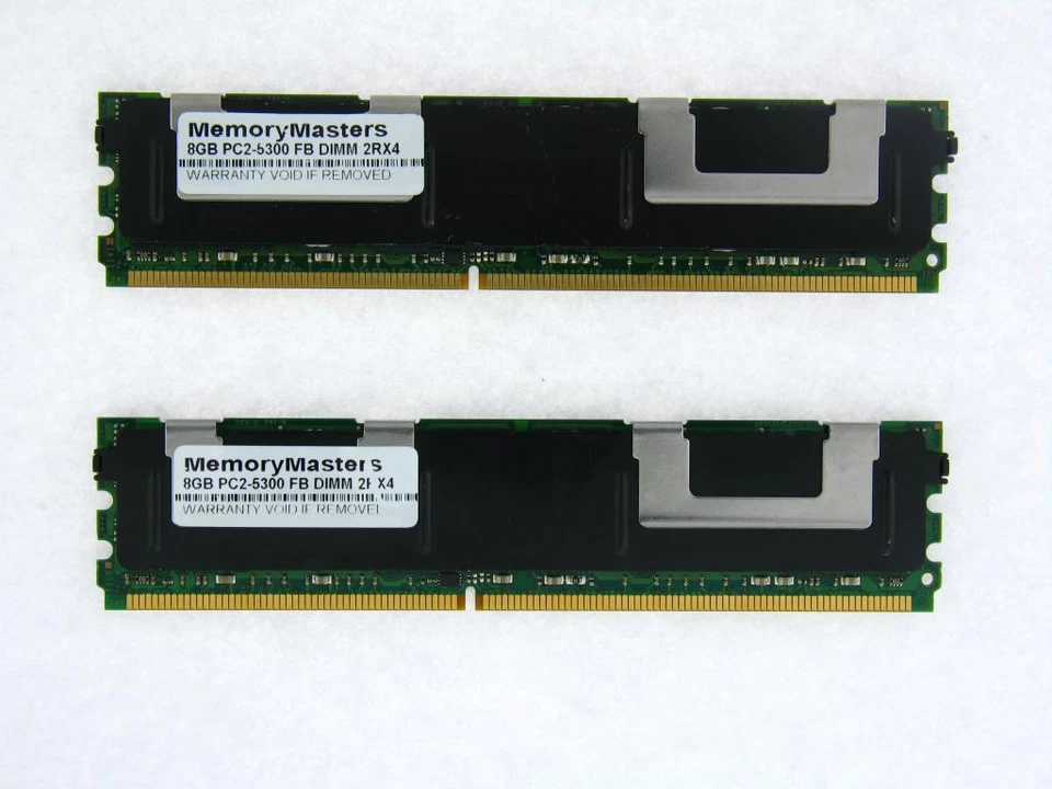16GB Set 2X8GB Dell Fbdimm PowerEdge 2950 1950 2950 1900 1955 R900 RAM Speicher - Bild 3 von 3