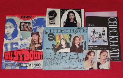 ITZY Album KPOP Girlgroup 3 CD ALBUM SET YEJI YUNA PHOTOCARD Cheshire CHECKMATE 