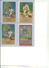 1953 Brown & Bigelow Baseball 4 different Sponsors  WANTED