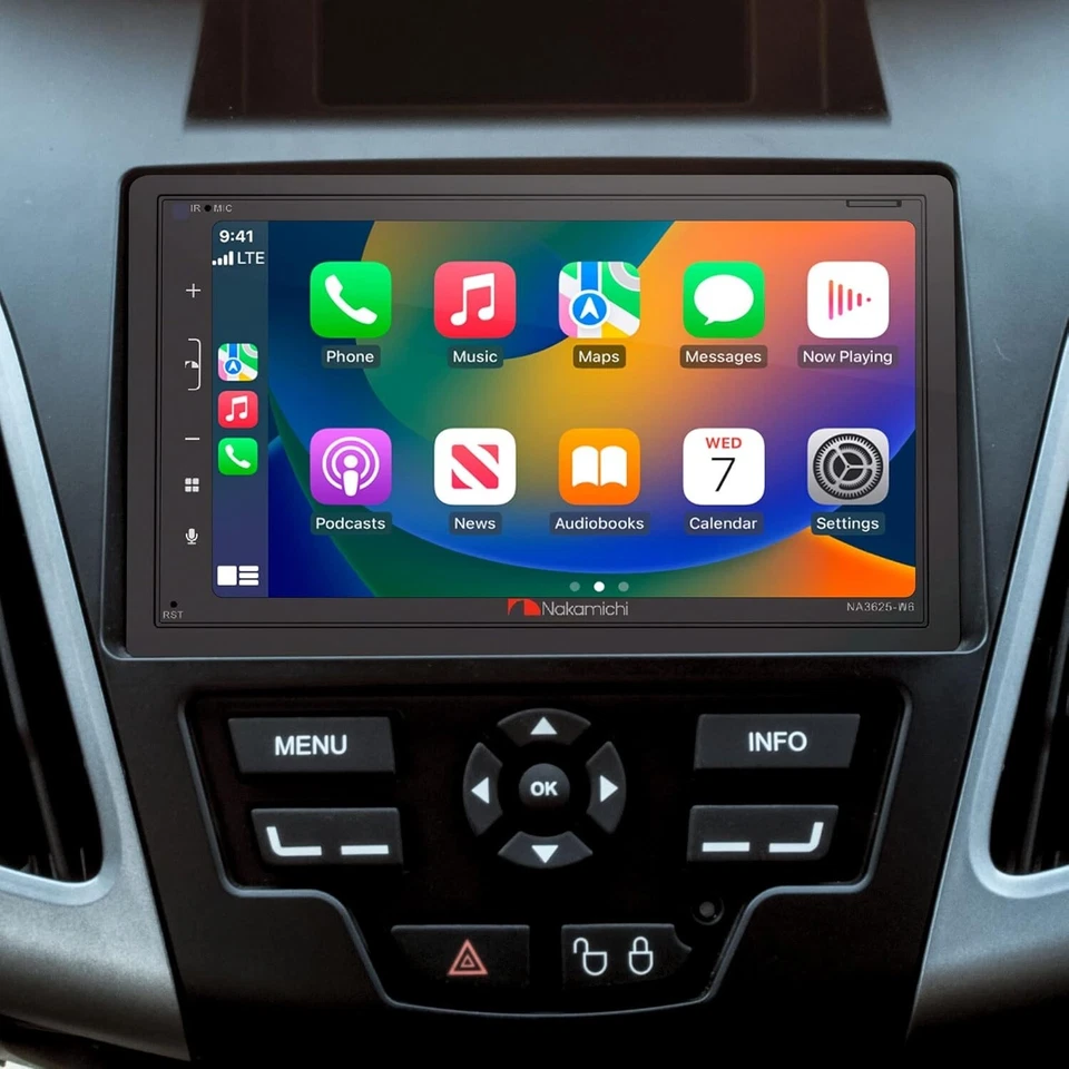 "Receptor mecánico compatible Nakamichi NA3625-W6 6,8"" con Carplay inalámbrico Android" Foto 4 de 4