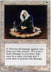 Circle of Protection: Blue x4 - 4th Edition - NM-Mint, English - 4th Edition