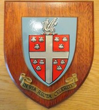 Old  Kingswood School Bath University College Academic Crest Shield Plaque z