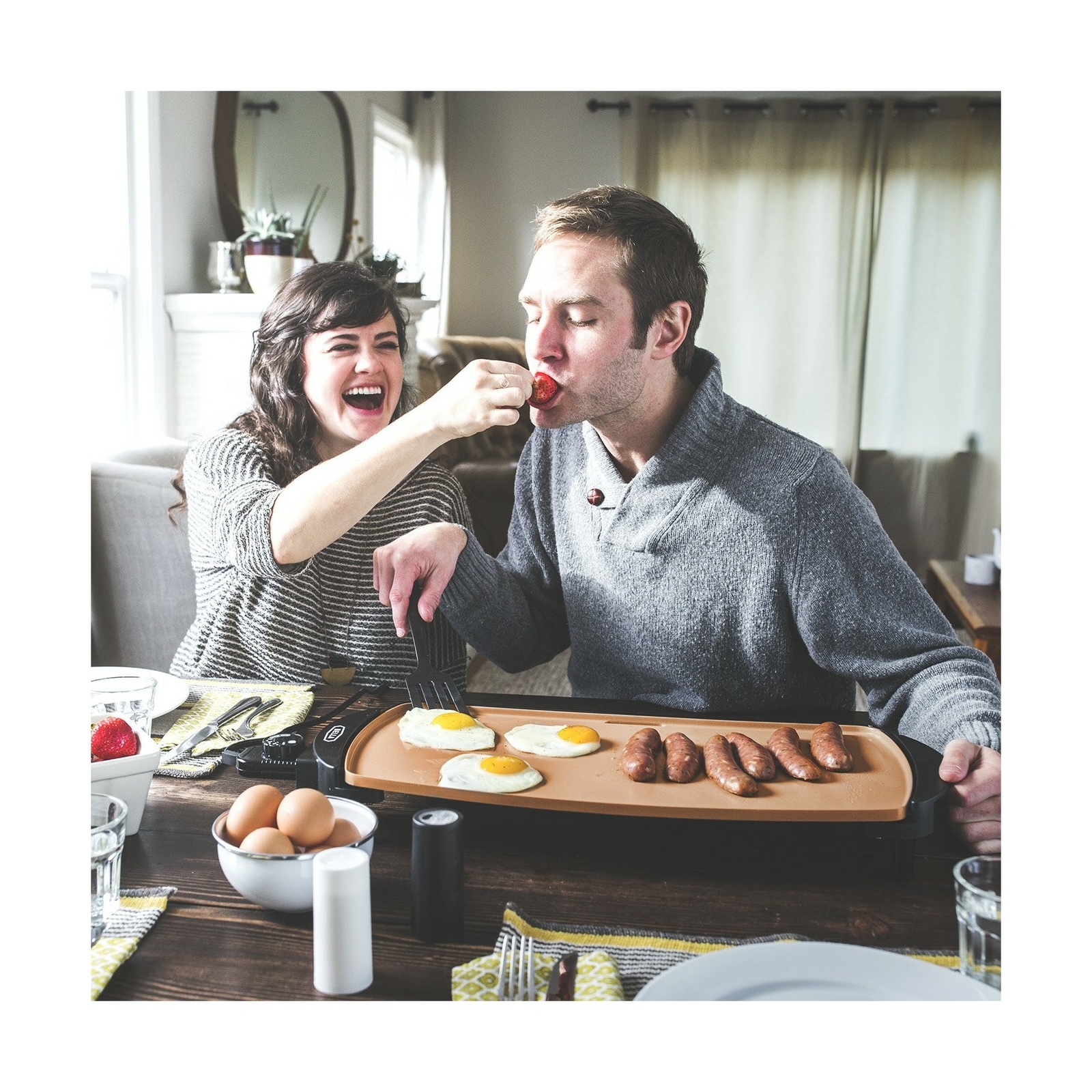 BELLA 14606 Copper Titanium Coated NonStick electricgriddles, 10.5 x