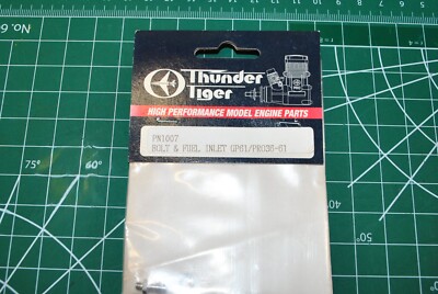 Thunder Tiger Engine Parts- #1007. Bolt and Fuel Inlet,  GP61/ PRO36-61