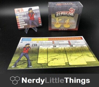 CMON - Zombicide - Kickstarter - Eva the Artist + 2nd Edition Card