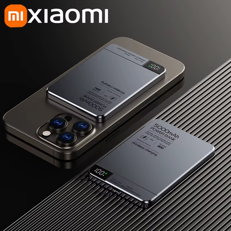 Xiaomi Ultra Slim Magnetic Power Bank 5000mAh | eBay