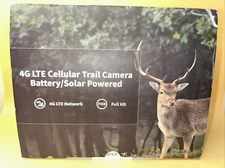 4G LTE Cellular Trail Camera with HD RBX-H10 Battery/solar Powered