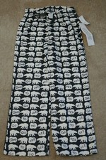 NEW KIDS OLD NAVY SIZE M 8 POLAR BEAR FLANNEL "GO TO SLEEP" PAJAMA PJ PANTS