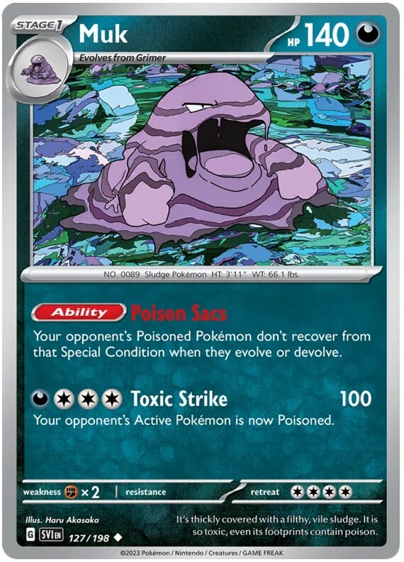 Muk Pokemon TCG Card 127/198 | eBay