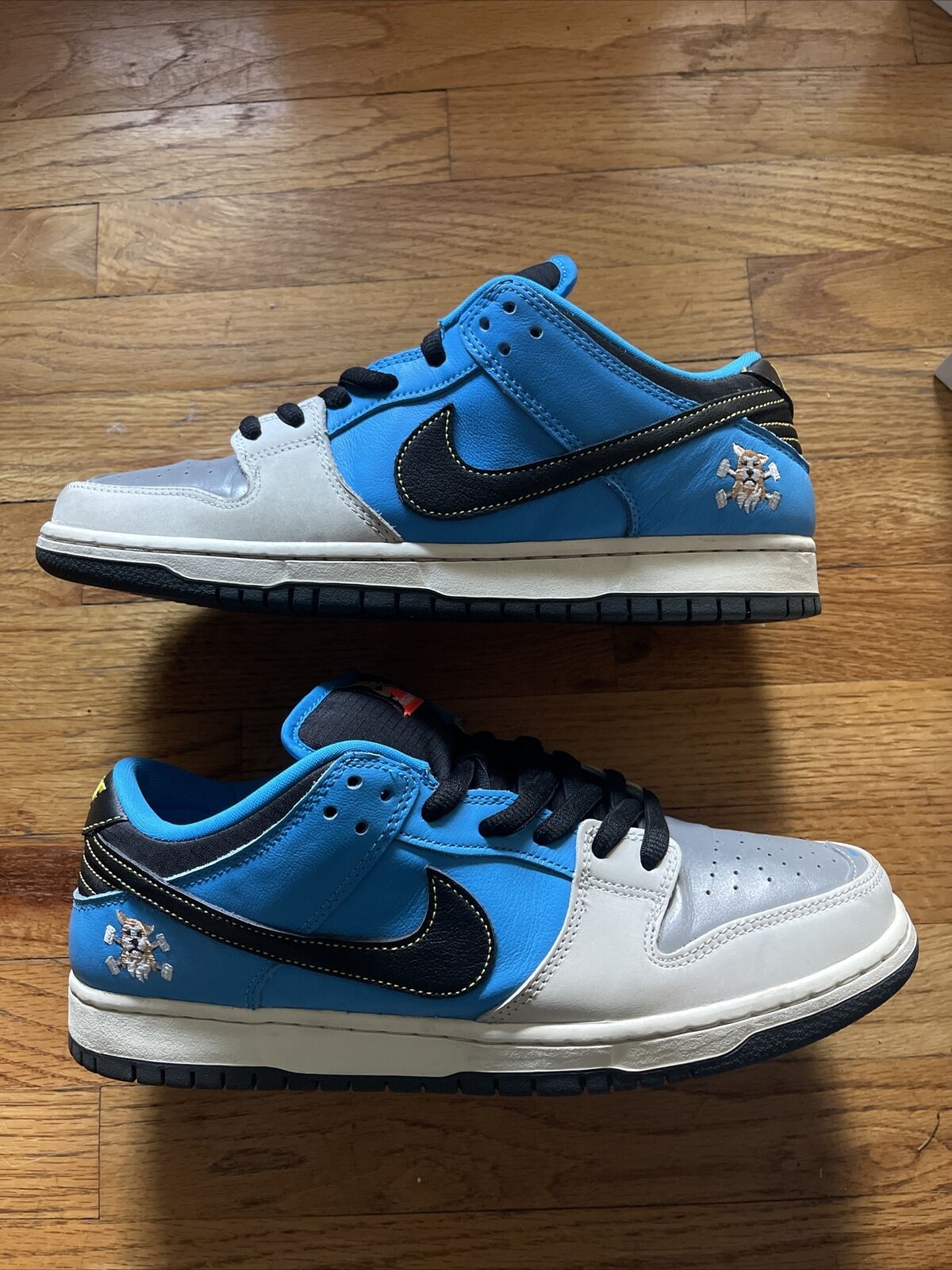 Size 11 - Nike Dunk Low Pro SB QS x Instant Skateboards Blue