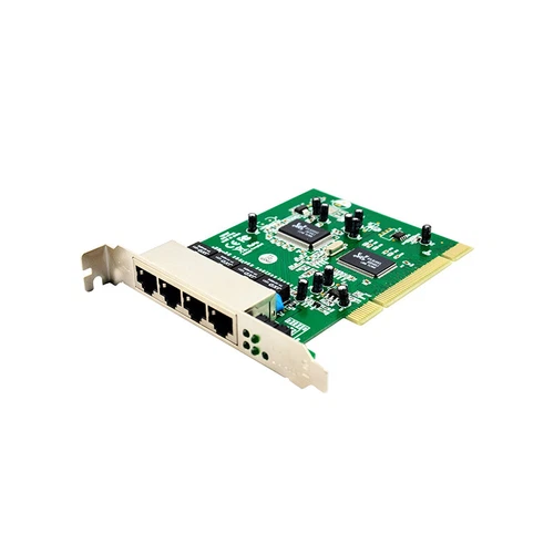 PCI 4 Port 10/100Mbps Duplex adaptive Fast Ethernet Network Switch Card RTL8100