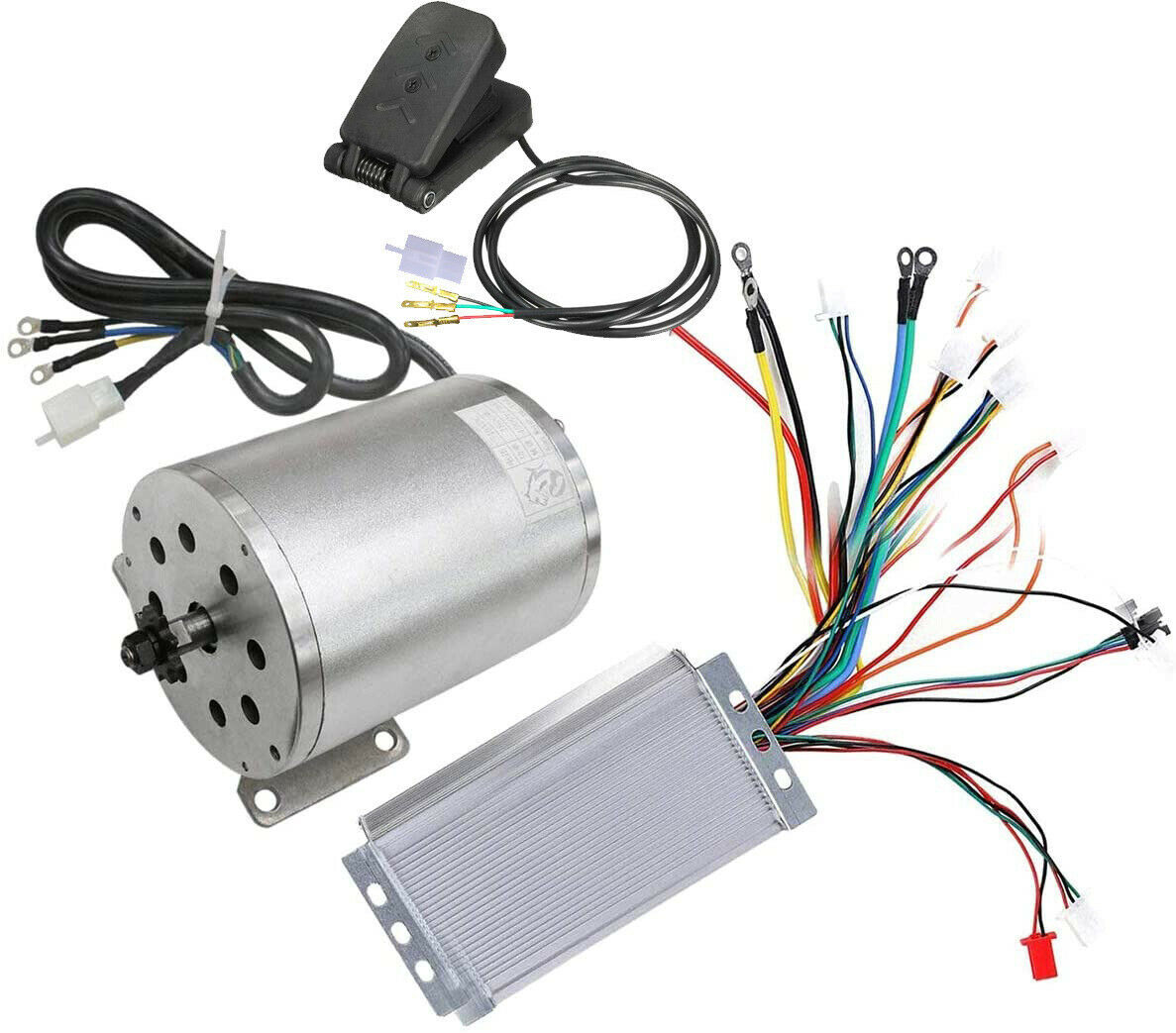 Kit Moteur Brushless électrique 48V 1800W DC, Modèle MY1020, Pour Vélo/buggy/scooter électrique