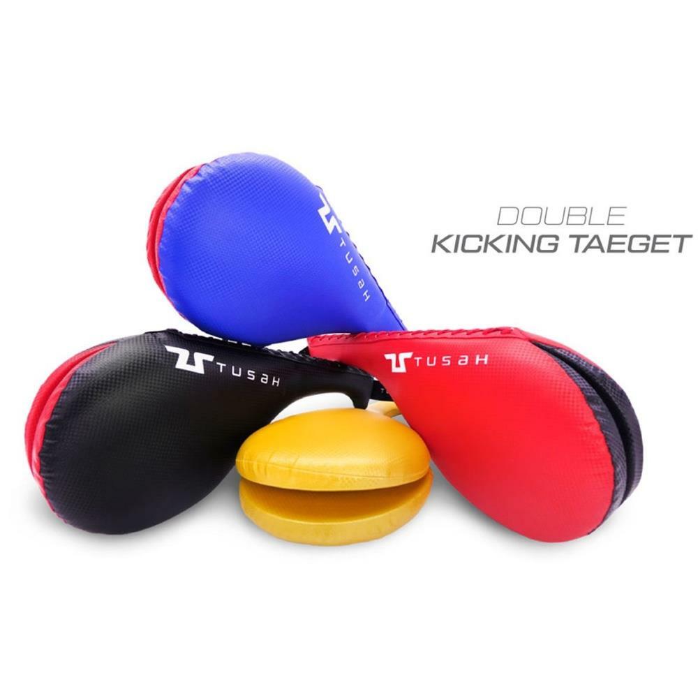 Tusah Double Target Kick Pad Taekwondo Strike Paddle Martial Arts Focus