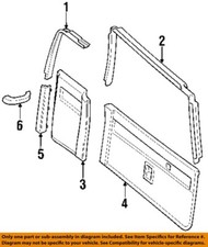 Isuzu Oem 93-02 Trooper Back Door-window Trim 8978070712