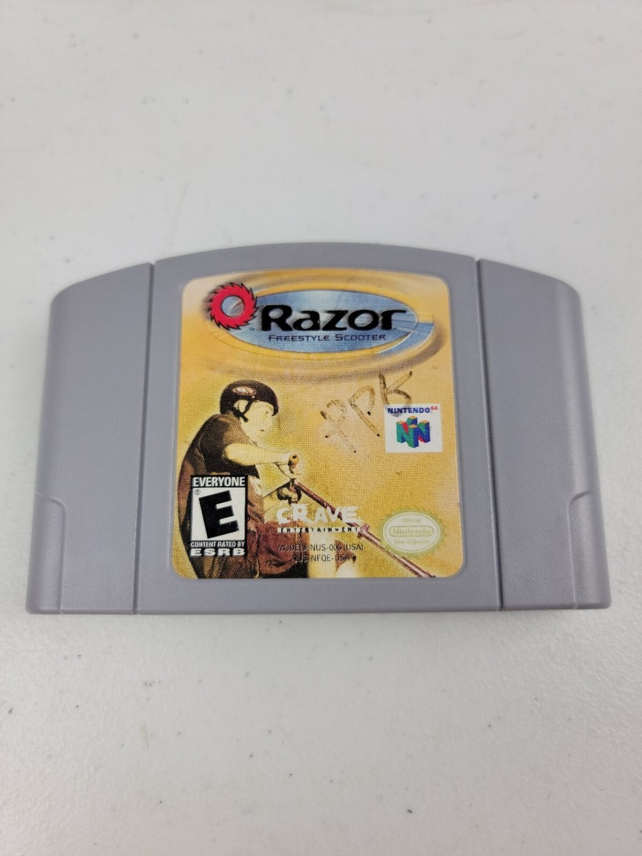 Razor Freestyle Scooter (Nintendo 64 N64) Authentic Tested Works