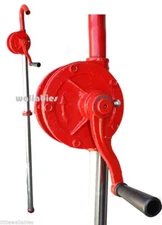 55 Gallon Drum ROTARY HAND PUMP New Oil Fuel Barrel Heavy Duty