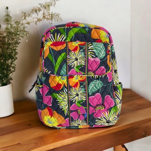 Vera Bradley Laptop Backpack Jazzy Blooms