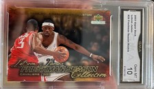 2003 UD Rookie LEBRON JAMES  FRESHMAN Season COLLECTIBLES Gem Mint 10 #26