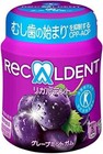 Recaldent Grape Mint Gum Bottle type 140g Mondelez Japan from Japan