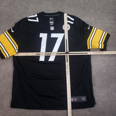 Mike Wallace Pittsburgh Steelers Jersey Mens Sz XL Black Yellow