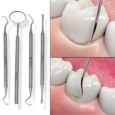 DENTAL TEETH CLEANING KIT DENTIST FLOSS PLAQUE REMOVER CARE TOOTH SCRAPER TOOLS