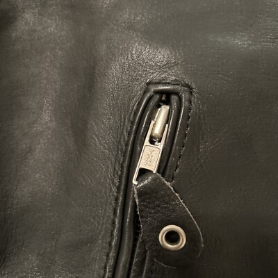 ジャケット・アウター leather jacket 00s VTG Leather 2000 By Bloomerz Women XS Black 💯Leather Biker Jacket